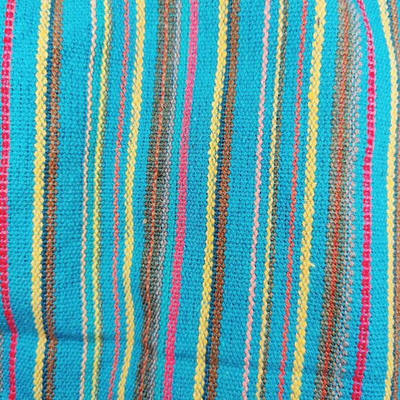 Tribe Azure Fair Trade Women's Banana Hobo Handmade Jacquard Tote Bag Boho - Picture 8 of 11